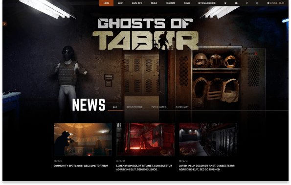 Ghosts of Tabor Screen Design