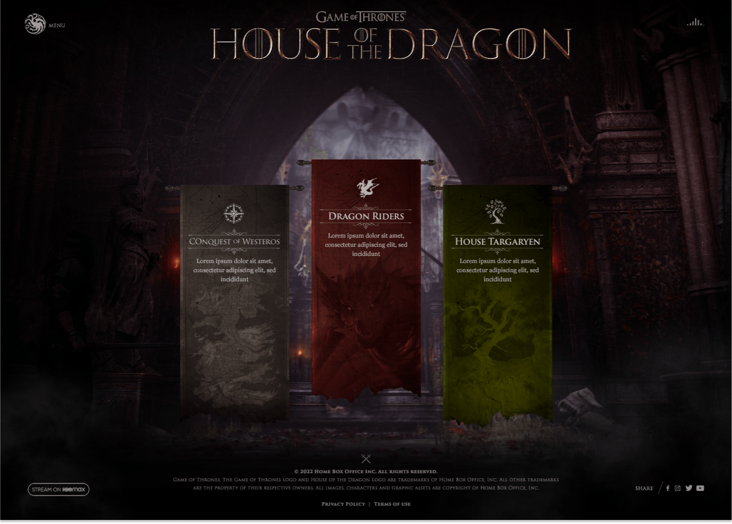 House of the Dragon Concept